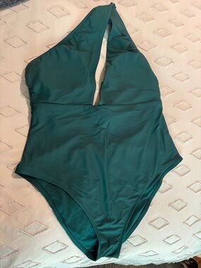 Green bathing suit